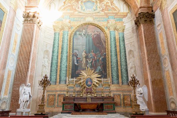 basilica santa maria degli angeli e dei martiri (side chapel)