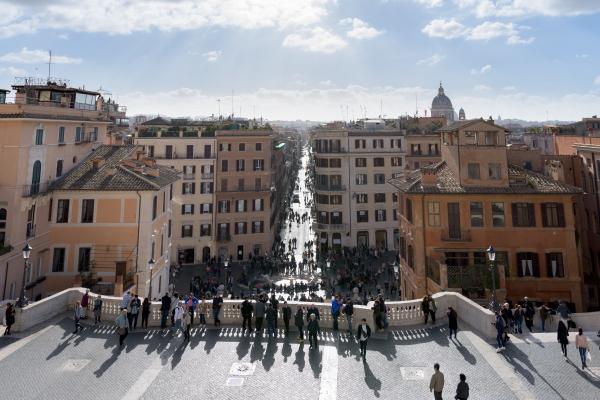 spanish steps very top