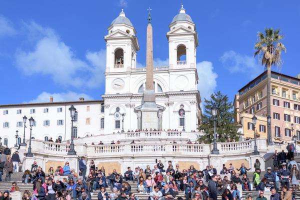 trinità dei monti (spanish steps)