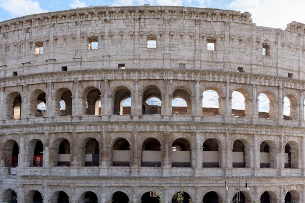 outside colosseum