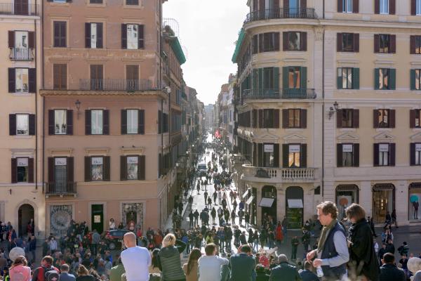 spanish steps top